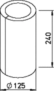 Helios ETS 125 Telephonie-Schalldämpfer f. Rohreinsch. – Bild 2