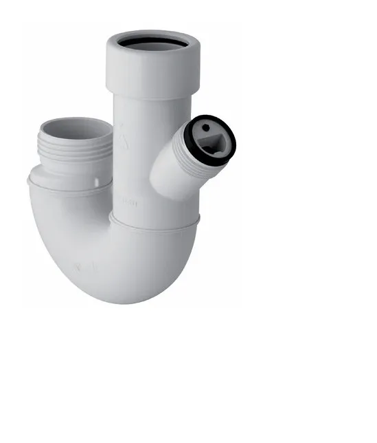 Geberit Doppelkammersifon 40 mm, weiß-alpin