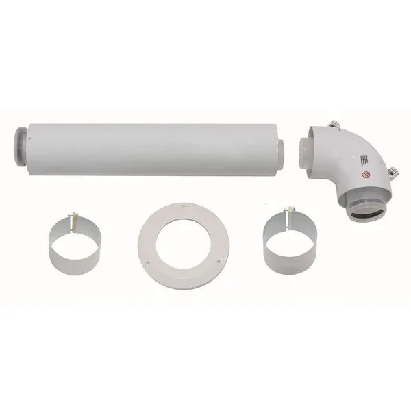 Vaillant Basis-Anschluss-Set 60/100 mm PP für Überdruck-Abgassystem im Schacht
