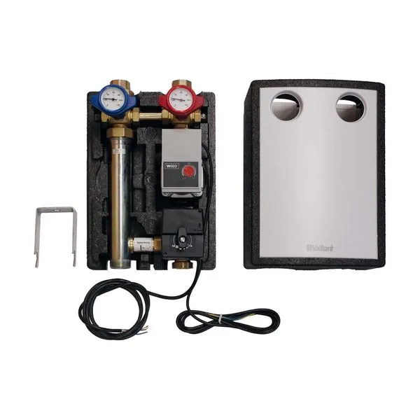 Vaillant Rohrgruppe mit 3-Wege-Mischer R 3/4 Vor-/Rücklauf R p1, HE-Pumpe A EnEV-