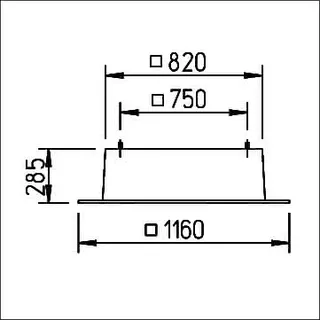 Helios FDS 500/560/630 Flachdachsockel aus GFK – Bild 2