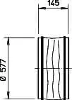 Helios FM 560 Flexible Manschette mit 2 Schlauchschellen – Bild 2