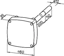 Helios LGF 10 Luftgeschw.-Fühler für EUR... und FU... – Bild 2