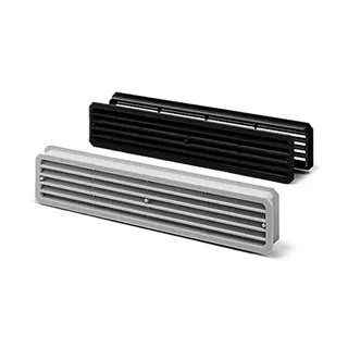 Helios LTGB Lüftungs-Türgitter braun