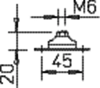Helios SDD 1 Schwingungsdämpfer für Druckbelastung, 1 Satz=4 Stück – Bild 2