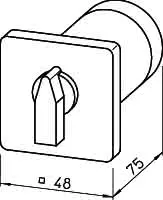 Helios STSSW Einbauschalter 5-stufig zu Trafosteller TSSW, 1-PH – Bild 2