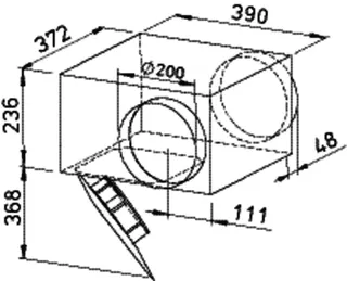 Helios SVR 200 K SlimVent Radialventilator mit Rohr-DN 200 mm – Bild 2
