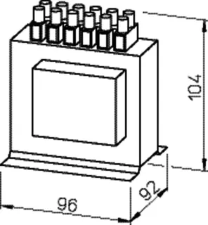 Helios TSSD 2 Drehzahl-Steuertrafo 3-PH 2,0 A, Satz=2 Stk. f.Schaltschrank – Bild 2