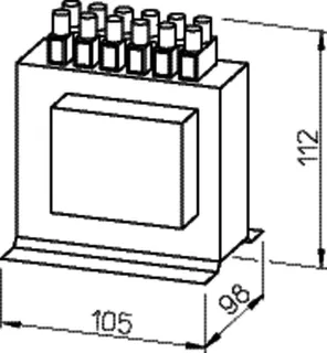 Helios TSSD 4 Drehzahl-Steuertrafo 3-PH 4,0 A, Satz=2 Stk. f.Schaltschrank – Bild 2