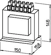 Helios TSSD 11 Drehzahl-Steuertrafo 3-PH 11,0 A, Satz=2 Stk. f.Schaltschrank – Bild 2