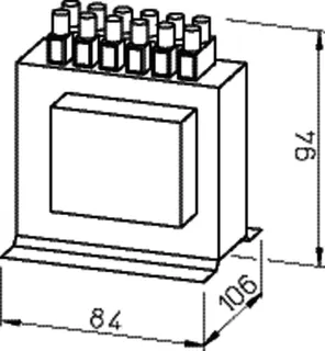 Helios TSSW 3 Drehzahl-Steuertrafo 1-PH 230V 3,0 A, f.Schaltschrankeinbau – Bild 2