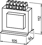 Helios TSSW 5 Drehzahl-Steuertrafo 1-PH 230V 5,0 A, f.Schaltschrankeinbau – Bild 2