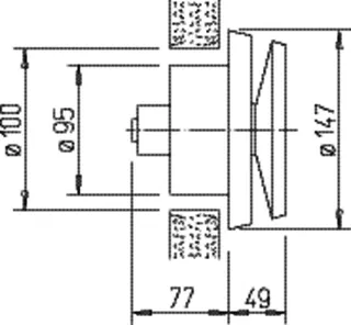 Helios ZTV 100 Zuluft-Thermostatventil – Bild 2