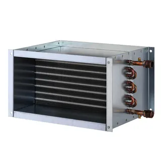 Helios WHR 2/60/30 35 Warmwasser-Heizreg. f. Rechteck-Kanäle