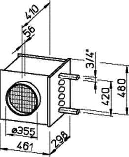 Helios WHR 355 Warmwasser-Heizregister für Rohr-DN355 – Bild 2