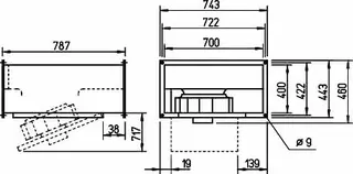 Helios KRD 450/4/70/40 Kanalventilator 3-PH – Bild 2
