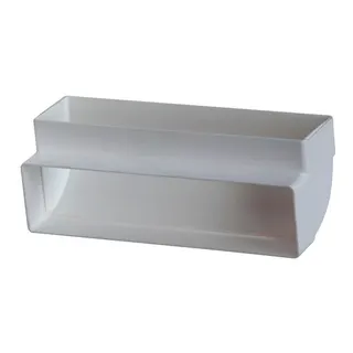 Helios FBV 90 Flachkanal Bogen vertikal 90 Grad, Kunststoff weiß