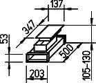 Helios FK-RZ 200 Kanal-Rev.-Zwischenst.,500x50x200 mm b – Bild 2