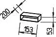 Helios FK-V 150 Flachkanal Verbinder 150x50 mm Stahlblech verzinkt – Bild 2