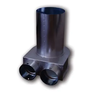 Helios FRS-DKV 2-63/125 Deckenkasten Ventilanschluss DN 125 und 2 x DN 63