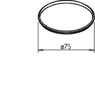 Helios FRS-DR 75 Dichtungsring DN 75 mm 1 Satz = 10 Stück – Bild 2