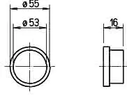 Helios FRS-VD 63 Verschlussdeckel für FRS-R 63, Satz = 10 Stück – Bild 2