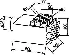 Helios FRS-VK 18-63/180 Verteilerkasten 18 x DN 63, 1 x DN 180 – Bild 2