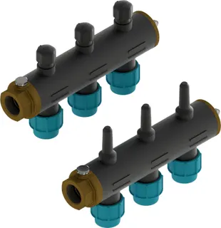 SBK Universalverteiler 5000 2" KST 03-fach Abgang 40mm