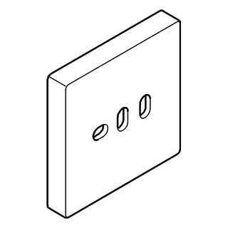 GROHE Ausgleichsscheibe 27933 für Euphoria Cube Duschsysteme chrom – Bild 3