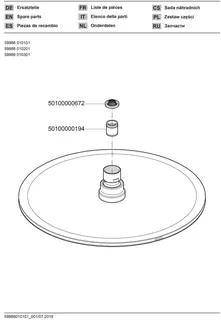 Keuco Kopfbrause Armaturenzub. 59986, rund, 250 mm, Chrom-finish – Bild 3