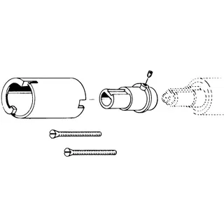 Verlängerungssatz HANSA 59901607 35 mm chr – Bild 2