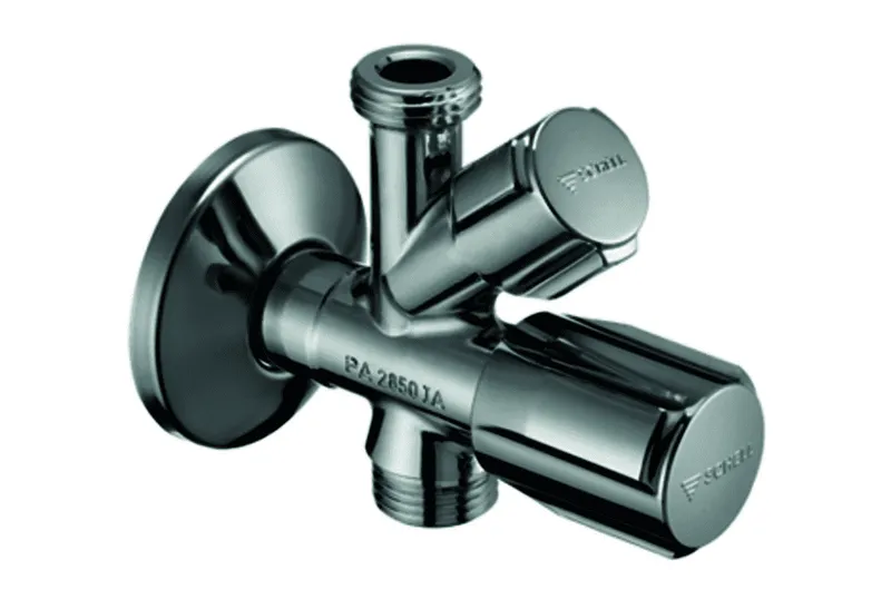 SCHELL Kombi-Eckventil COMFORT RV, langer Schaft, chrom