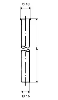 SCHELL Kupferrohr 1/2" Bördel, d:16, L:500, chrom – Bild 2