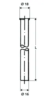 SCHELL Kupferrohr 1/2" Bördel, d:16, L:1000, chrom – Bild 3