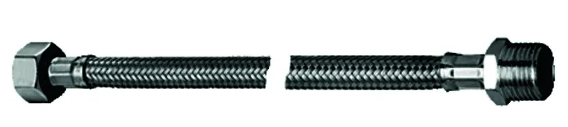 SCHELL Schlauch Clean-Fix S, flexibel 1/2" ÜM, 1/2" AG x10, L:1000, chrom