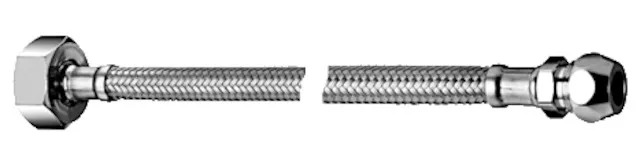 SCHELL Schlauch Clean-Fix S, flexibel Plombiervorr.,3/4"ÜM, 3/8"Verschr.,L:300