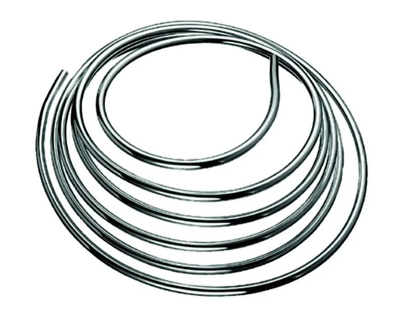 SCHELL Kupferrohr Ringform, d:8, L:5000, chrom