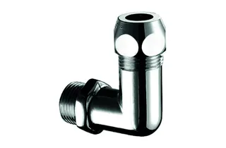 SCHELL Winkel-Verschraubung 3/8"AGx3/8"AG, d:10, chrom