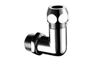 SCHELL Winkel-Verschraubung 1/2"AGx1/2"AG, d:12, chrom – Bild 2