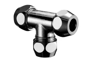 SCHELL T-Verschraubung 3/8"AG, d:8, chrom – Bild 2