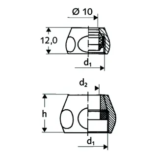 SCHELL Quetschverschraubung 3/8"x8, chrom – Bild 4