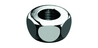 SCHELL Überwurfmutter ohne Dichtung, 1/2"x10, chrom