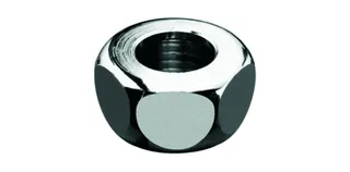 SCHELL Überwurfmutter ohne Dichtung, 3/8"x8, chrom