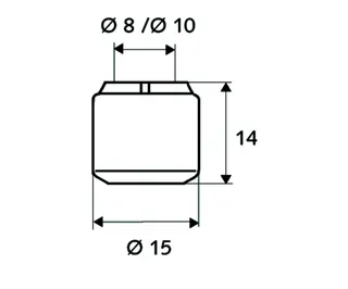 SCHELL Längenausgleichsstück 3/8"x10 – Bild 2