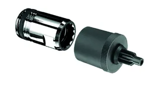 SCHELL Adapter QUICK Stecktechnik Schaftlänge 35, 1/2", ASAG, chrom – Bild 2