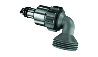 SCHELL Spüladapter QUICK Stecktechnik Ablaufbogen 3/4 AG, 1/2", messing