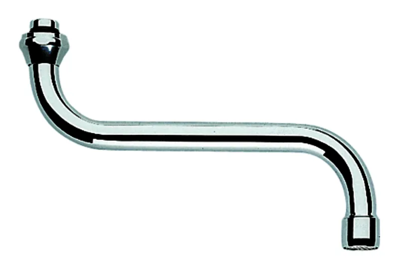 GROHE S-Auslauf 13005 Ausladung 150mm für Küchen-Wandbatterien 1/2'' chrom