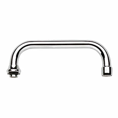 GROHE U-Auslauf 13028 Ausl.200mm f. Küchen-Wandbatt.1/2''chrom, 3/4"Verschr.