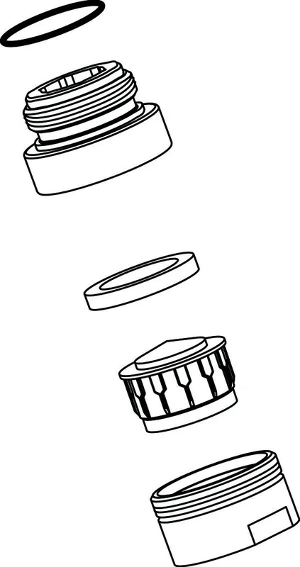 IS Adapter, M21,5x1, M16,5x1, Cache M16,5x1, Chrom