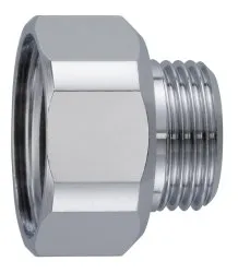 NEOPERL Reduktion Messing verchromt, IG 1/2" x AG 3/8"